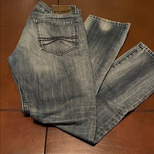 Express vintage Blue Straight-Leg Jeans 30/32